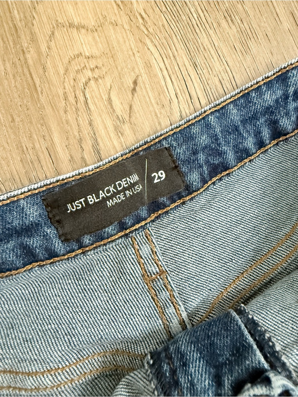 Just Black Denim Sailor Pocket Wide Leg Jeans 29 - Picture 5 of 12